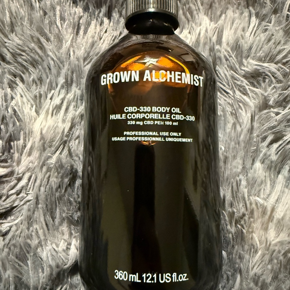 Grown Alchemist CBD-330 Body Oil in Amber Bottle